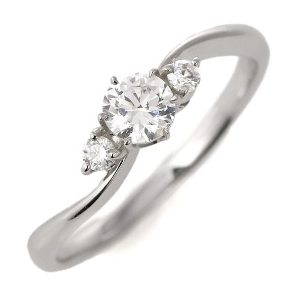 婚約指輪 ダイヤモンド ダイヤ プラチナ リング 0.3ct 天然石 サイドダイヤモンド エンゲージリング 鑑定書 オーダー爆買