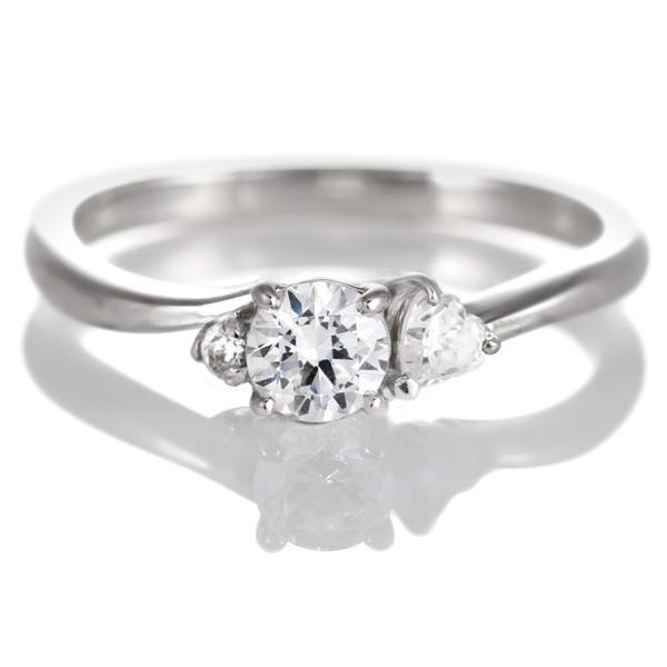 婚約指輪 ダイヤモンド プラチナ リング 0.3ct 天然石 エンゲージリング 鑑定書 オーダー爆買