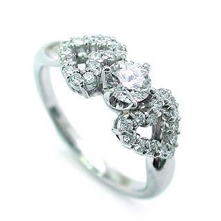 エンゲージリング 婚約指輪 ダイヤモンド ダイヤ リング プラチナ アンティーク 安い オーダー