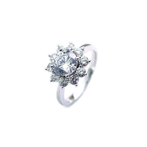 ダイヤモンド指輪 ソリティア 一粒 大粒 ダイヤモンド ダイヤ リング 1カラット 安い オーダー