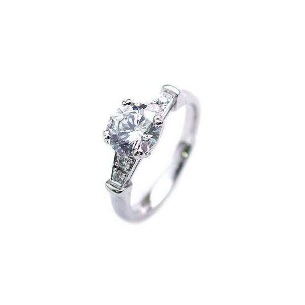 ダイヤモンド指輪 ソリティア 一粒 大粒 ダイヤモンド ダイヤ リング 1カラット 安い オーダー｜pure-precious