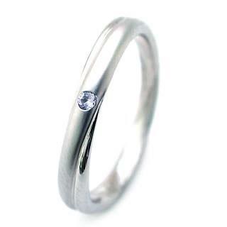 メンズ リング 結婚指輪 マリッジリング12月誕生石 タンザナイト 安い オーダー