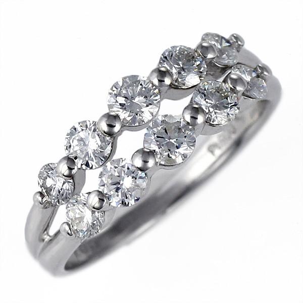 【早い者勝ち】 ダイヤモンド指輪 エタニティリング ダイヤモンド プラチナ リング 指輪 ダイヤ 1カラット スイート エタニティ 結婚 婚約 10年目 記念 安い オーダー 【GMS3321839989】(119600円)