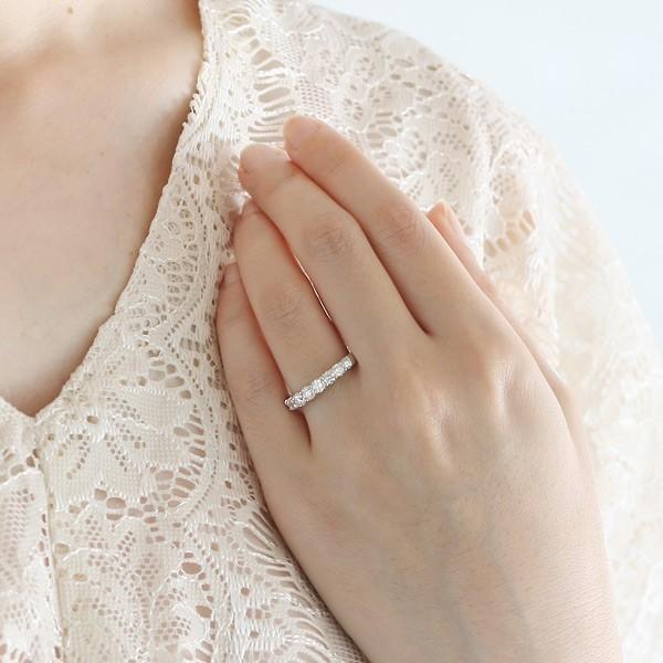 指輪レディース ダイヤモンド指輪 エタニティリング 1カラット
