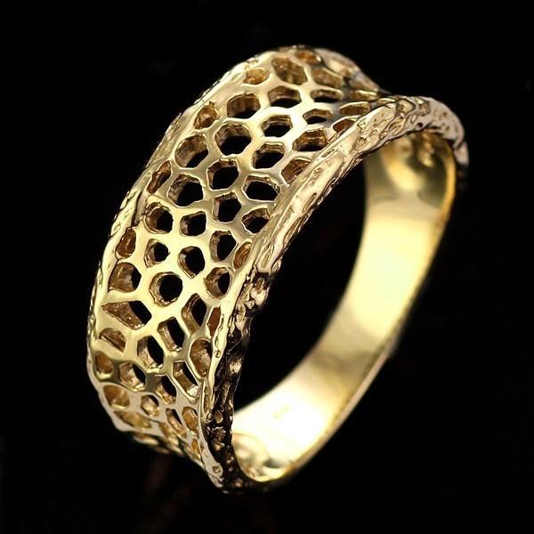 メンズ 指輪 リング メンズ イエローゴールド 24金 安い オーダー