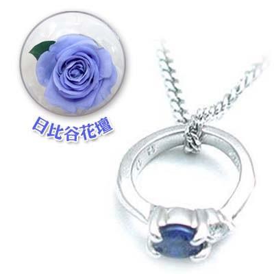 工場直送 サファイア ネックレス サファイア 9月誕生石 プラチナ サファイア ダイヤモンド ベビーリング ネックレス 母の日 限定 日比谷花壇誕生色バラ付 好評 Collezionec2ph Com