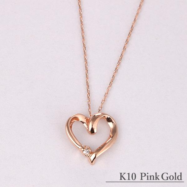 ネックレス レディース 天然石 ダイヤモンド ピンクゴールド K10 ネックレス レディース 天然石 ダイヤモンド ピンクゴールド K10