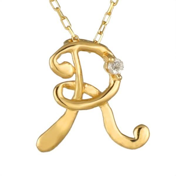 ネックレス レディース 18金 ネックレス ダイヤモンドイエローゴールド