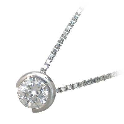 一粒 ダイヤモンド ファッション ネックレス 安い ダイヤモンドネックレス ダイヤ M304 sv065l Pure Precious ネックレス ダイヤモンド 一粒 0 65カラット ダイヤモンド シルバー