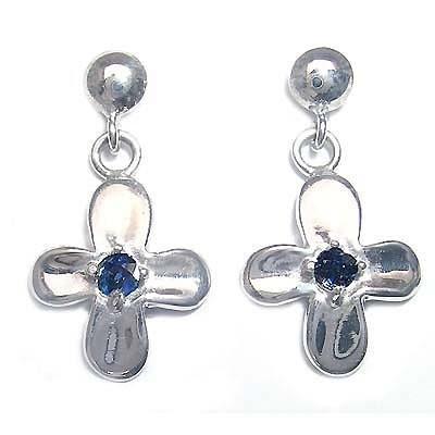 サファイア ピアス ピアス サファイア 9月誕生石 サファイア ピアス 花 レディース アクセサリー 安い オーダー