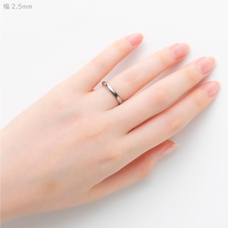 純チタン チタンリング 結婚指輪 ペアリング マリッジリング 金属アレルギー対応 ノンメッキ ノンコーティング 日本製 刻印無料 メンズ レディース 甲丸 m-005の画像