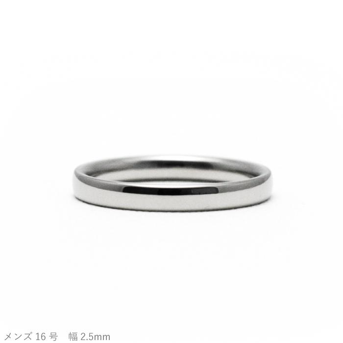 純チタン チタンリング 結婚指輪 ペアリング マリッジリング 金属アレルギー対応 ノンメッキ ノンコーティング 日本製 刻印無料 メンズ レディース 甲丸 m-005の画像