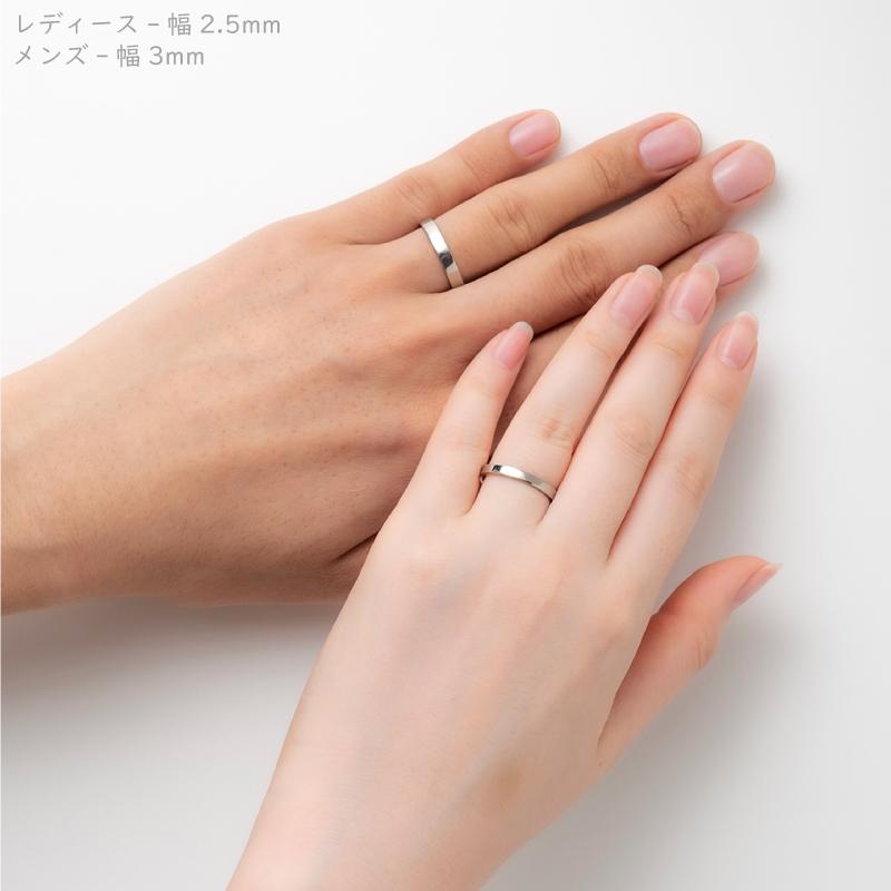 純チタン チタンリング 結婚指輪 ペアリング マリッジリング 金属