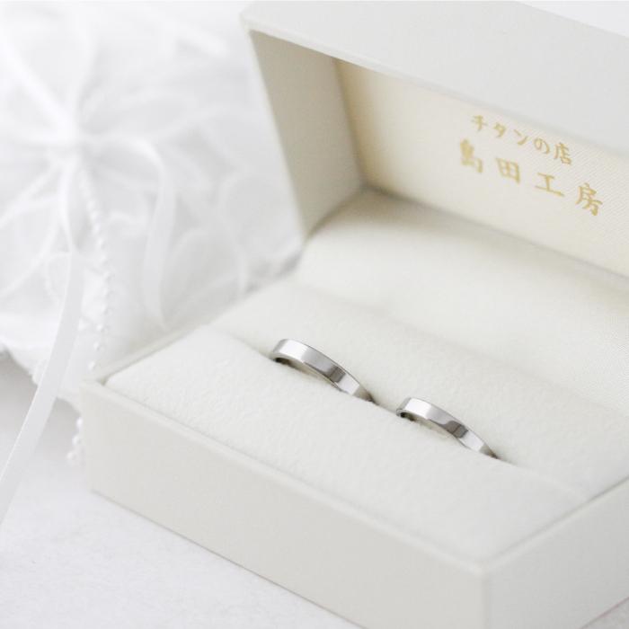 純チタン チタンリング 結婚指輪 ペアリング マリッジリング 金属アレルギー対応 ノンメッキ ノンコーティング 日本製 刻印無料 メンズ レディース 平打 m-006の画像