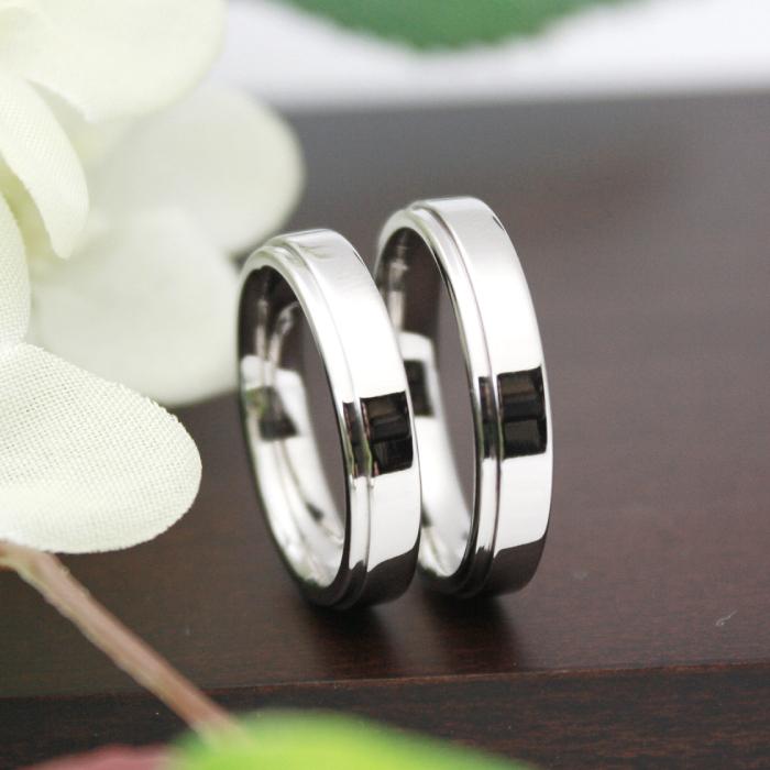 純チタン チタンリング 結婚指輪 ペアリング マリッジリング 金属