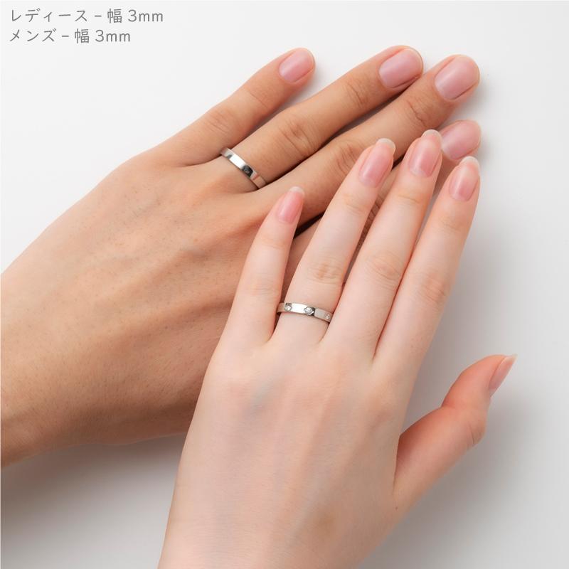 純チタン チタンリング 結婚指輪 ペアリング マリッジリング 金属