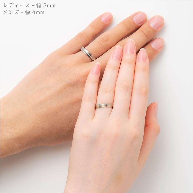 プラチナ　マリッジリング　結婚指輪　８号　刻印あり Red string 結婚指輪 ペアリング ダイヤ プラチナ マリッジリング 甲丸