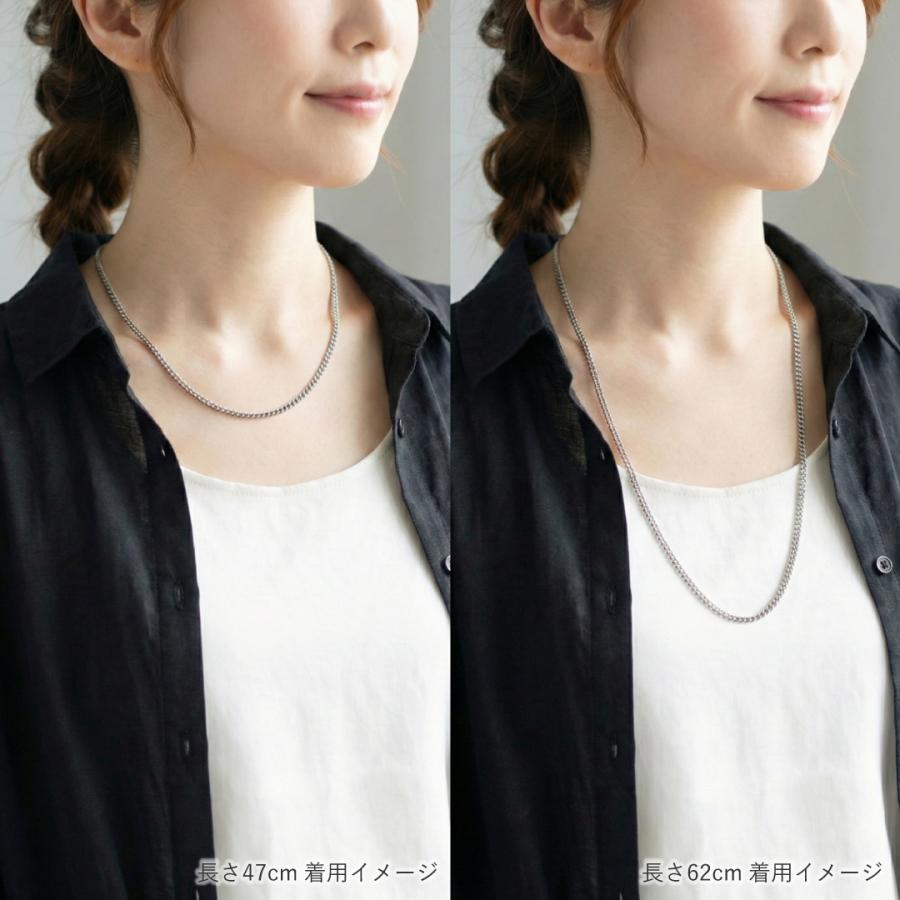島田工房 【喜平3mm】純チタンネックレス 長さオーダー 喜平チェーン幅
