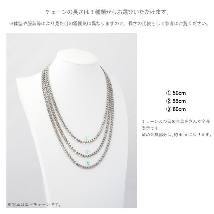 純チタンネックレス フィガロチェーン 幅5ミリ 中折れ金具 金属