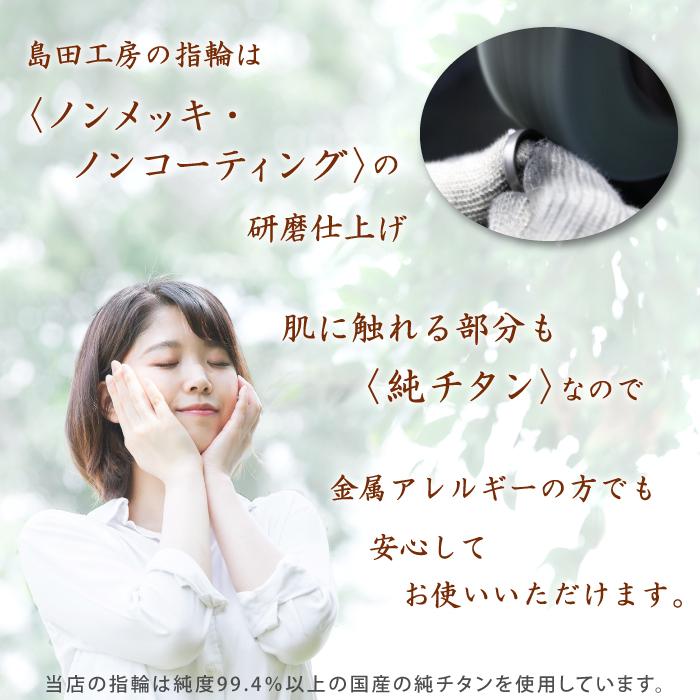 純チタン 指輪 リング チタンリング 単品 金属アレルギー対応 ノンメッキ ノンコーティング 日本製 刻印無料 メンズ レディース タンザナイト 12月誕生石 r003の画像