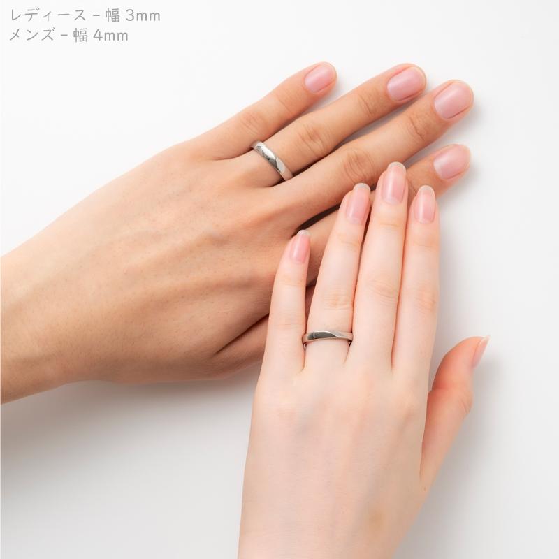 純チタン 指輪 リング チタンリング 単品 金属アレルギー対応 ノンメッキ ノンコーティング 日本製 刻印無料 メンズ レディース カットデザイン シンプル r-030の画像
