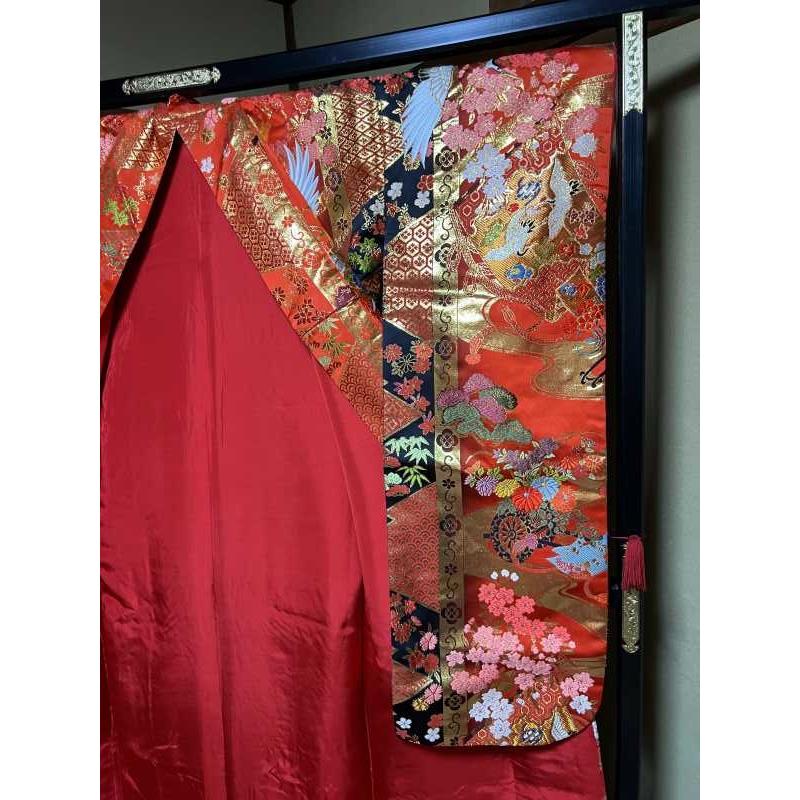 14 豪華絢爛 色打掛 [裄65 袖丈104 身丈(肩から)190センチ] 【中古】_10
