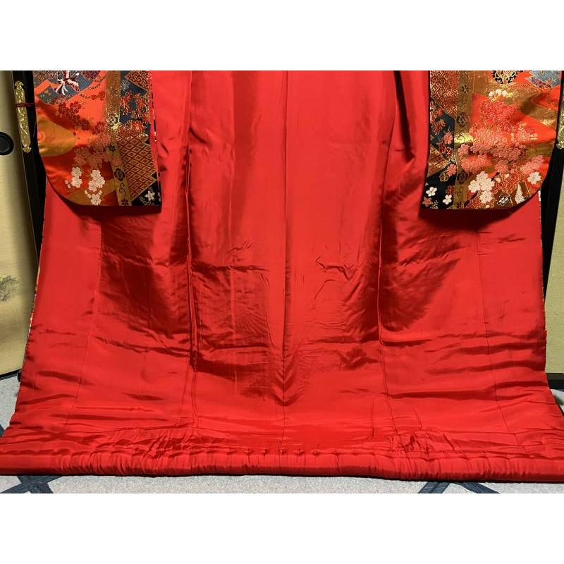 14 豪華絢爛 色打掛 [裄65 袖丈104 身丈(肩から)190センチ] 【中古】_12