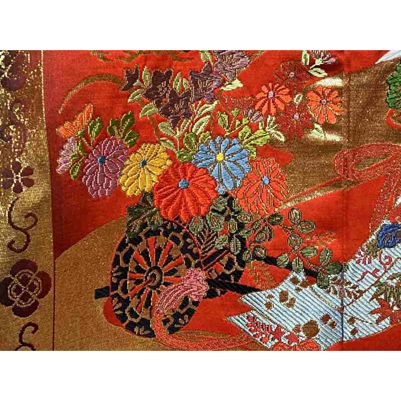 14 豪華絢爛 色打掛 [裄65 袖丈104 身丈(肩から)190センチ] 【中古】_6