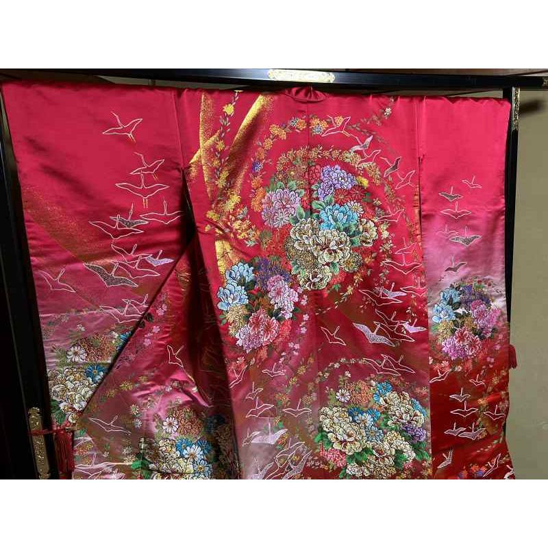 29 豪華絢爛 色打掛 [裄67 袖丈106 身丈(肩から)196センチ