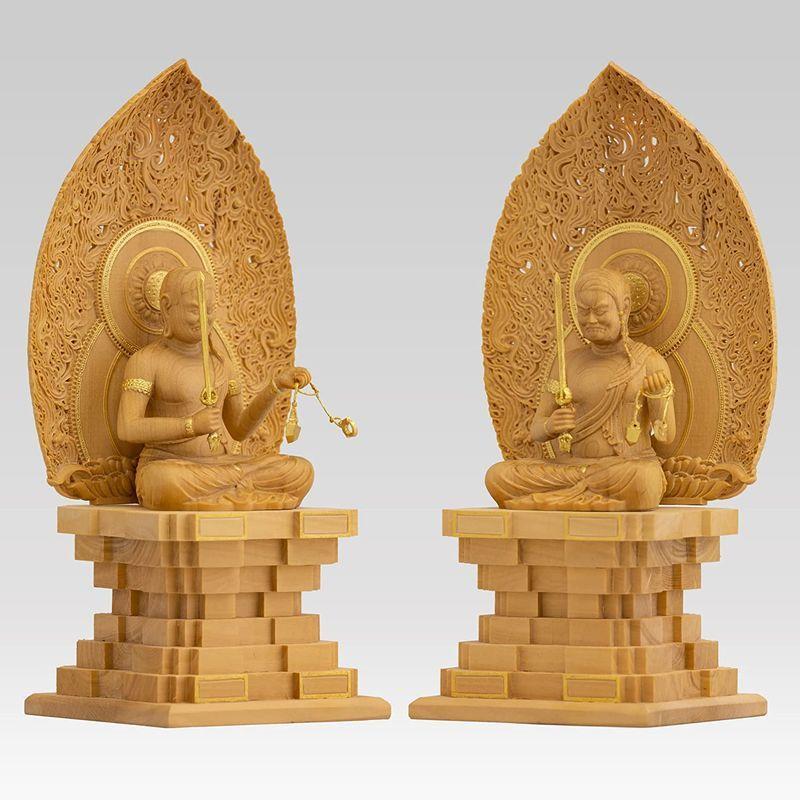 2022新作極小仏 不動明王座像?15cm東寺型（木製 仏像 | fit016.com.br