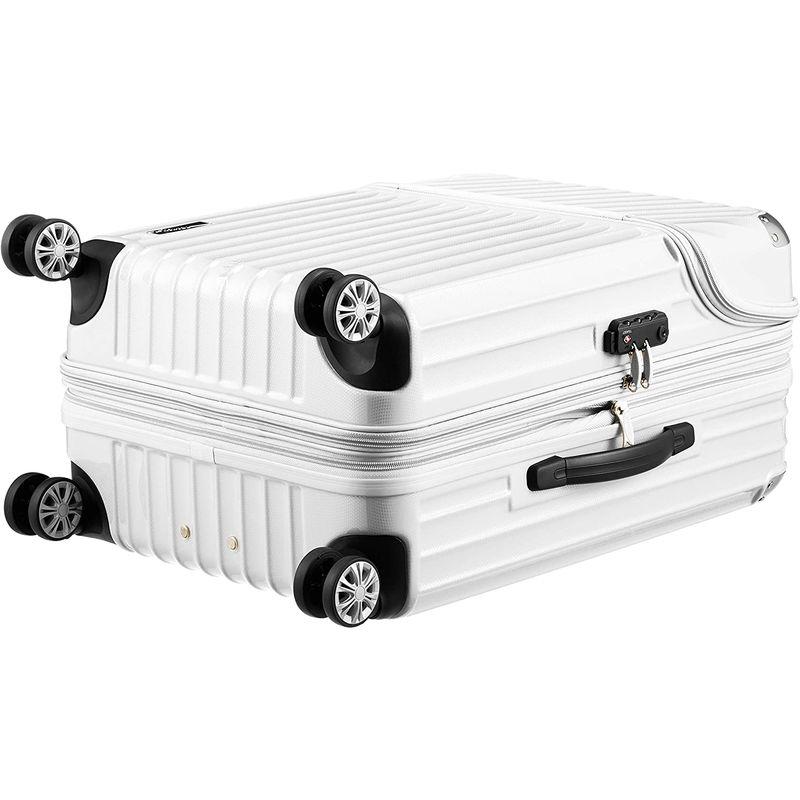トラベリスト　スーツケース　ジッパー　トップオープン　ホワイトカーボン　モーメント　cm　61L　拡張機能付き　64　4.3kg