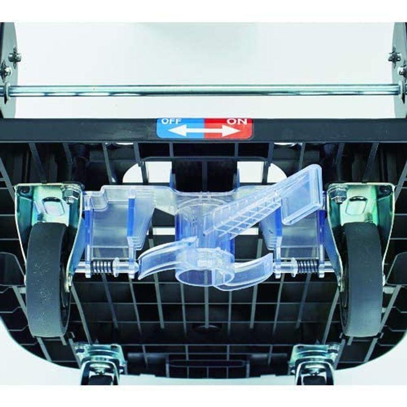 TRUSCO(トラスコ)　カルティオ　折畳　780×490　白　樹脂ストッパー付　MPK-720-W-JS　軽量　折りたたみ　静　静か　台車