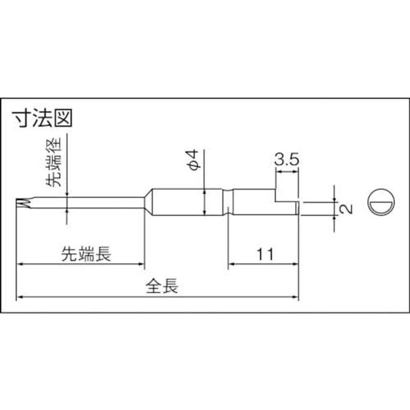 近江精機　ドライバービット　V05TT6442.5　10入