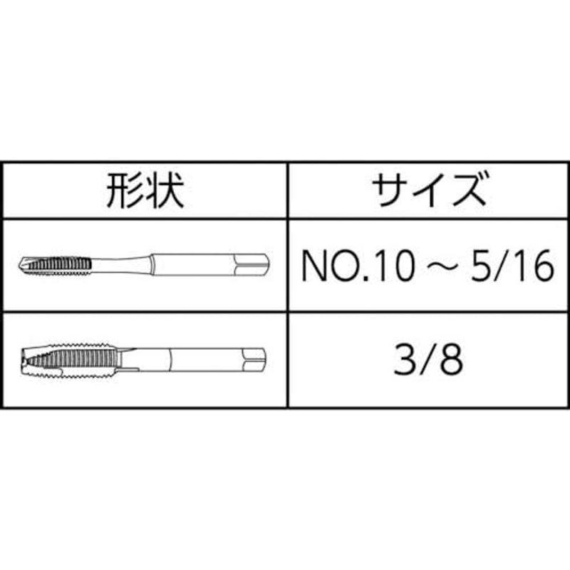 デーシー　スウィス(Dc　Swiss)　ステンレス用ポイントタップ(ユニファイねじ・細目タイプ)　111816　VSコーティング