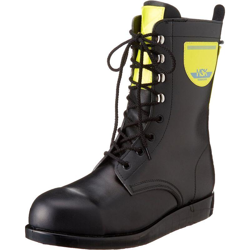 ノサックス 安全靴 舗装靴 HSK長編上 高輝度反射付 HSK207反射付黄色 メンズ 黒 JP JP27.5cm(27.5cm) - 3