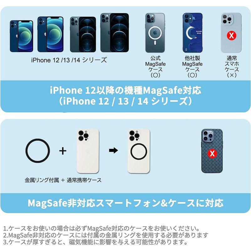 PROfezzion Magsafe スマホホルダー iPhone マウント クリップ式 MagSafe対応 ホルダー 室内 ジム ジムマシ