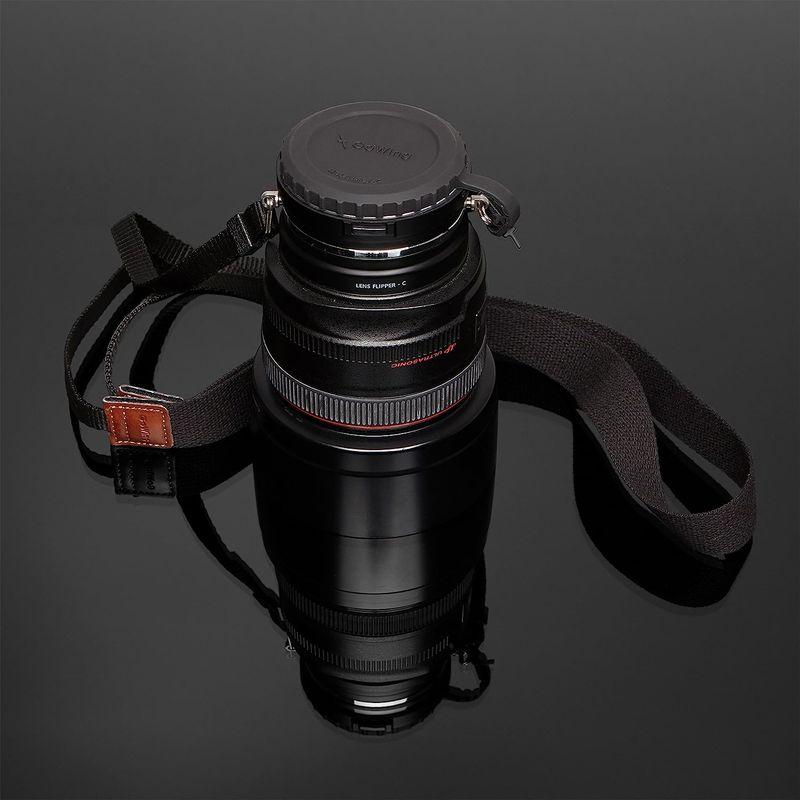 GoWing レンズホルダー・キャップ付き Canon RFマウントレンズ用 黒