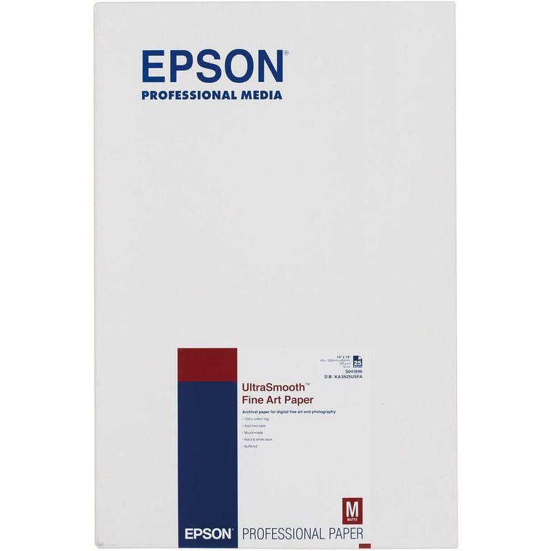 エプソン　写真用紙　UltraSmooth　Art　Fine　A3ノビ　Paper　KA3N25USFA　並行輸入品　25枚