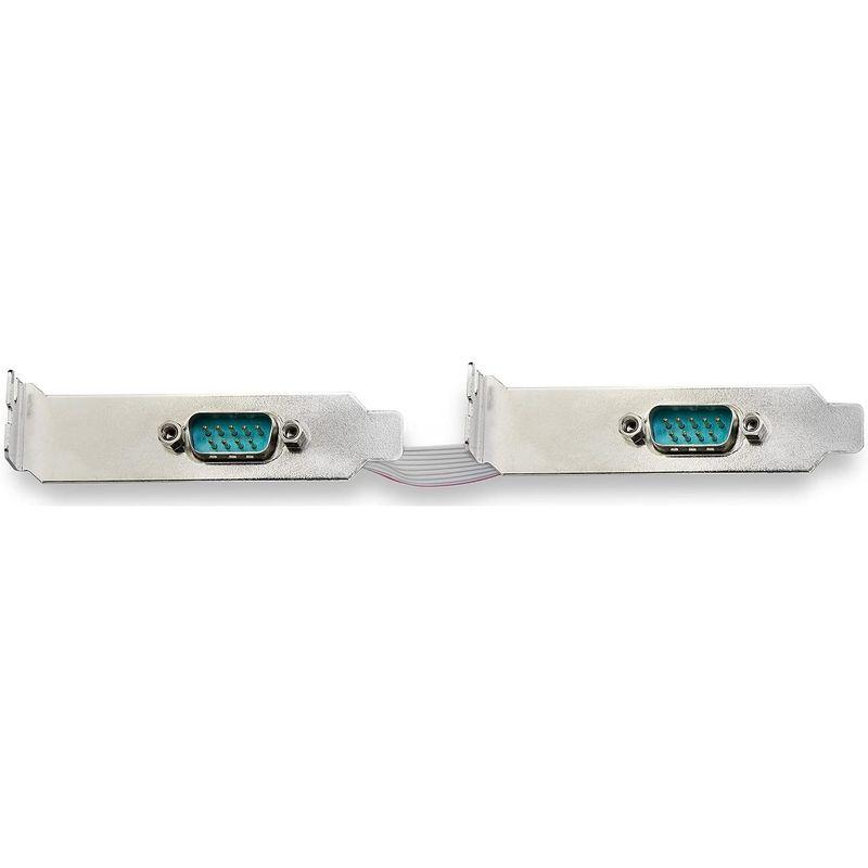 RS232Cシリアル2ポート増設PCIeカード 16950 UART 標準&ロープロファイルに対応 921.4kb