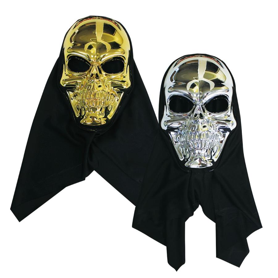 メタルマスク 全2種 マスク ハロウィン 骸骨 ゴールド シルバー ガイコツ 184 Pureヤフーショップ 通販 Yahoo ショッピング