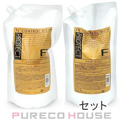 フィヨーレ Fプロテクト ヘアシャンプー リッチタイプ (レフィル) 1000ml + ヘアマスク リッチタイプ (レフィル) 1000g 【セット】