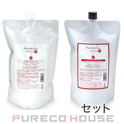 ニューウェイジャパン ナノアミノ シャンプー RM 1000ml レフィル + トリートメント RM 1000g レフィル 【セット】
