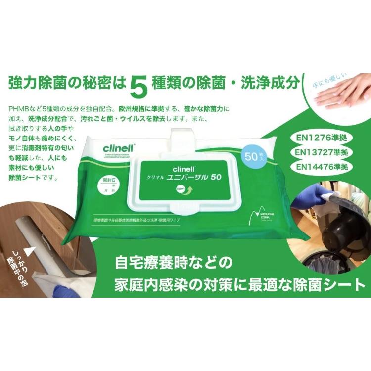 クリネルユニバーサル200 除菌 ウイルス99%除菌 自宅療養 200枚入 強力