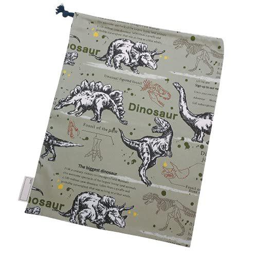 クリスマスツリー特価 体操服 横幅30cm 縦39cm かっこいい 大 巾着袋 保育園 カーキ 恐竜 男の子 子供 綿 日本製 小学校 幼稚園 巾着 体操着袋 Athomeinparis Fr