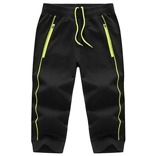 売れ筋ランキングも ウエア Tbmpoy Tbmpoy ランニングパンツ メンズ 7分丈パンツ スポーツ ハーフパンツ トレーニング 筋トレ ゴム紐 フィットネスパンツ ブラック 2l Www Threeriversofs Com