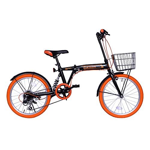 折りたたみ自転車 オレンジ 未使用20インチ 自転車 折りたたみ 20インチ シティサイクル オレンジ系 6段変速 札幌