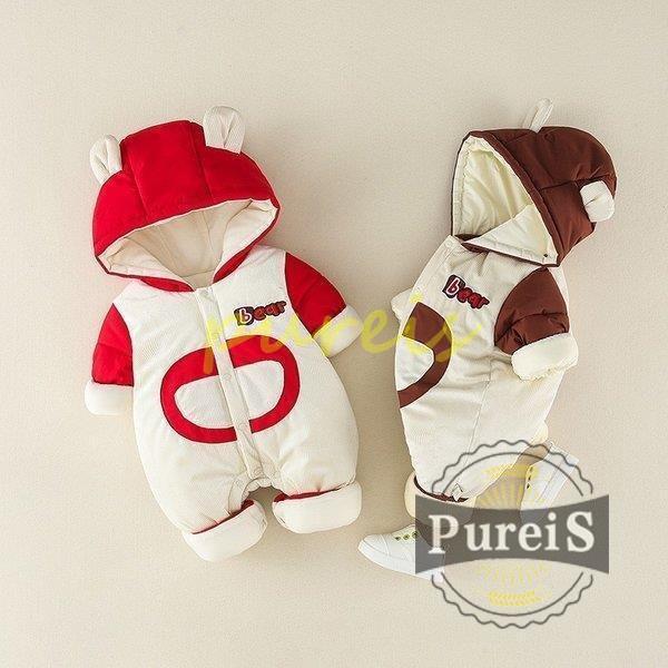 海外輸入 カバーオール 新生児 冬 可愛い ロンパース ベビー 長袖 厚手 ベビー服 安い 赤ちゃん 出産祝い 前開き お出かけ 誕生日 超目玉 Turningheadskennel Com