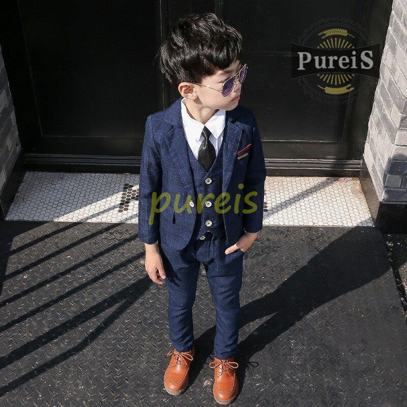 安い購入 男の子スーツ 子供スーツ 長袖 上下セット 男の子 スーツ フォーマル 子供服 子供スーツ 7点セット 子供 お宮参り 初節句 七五三 卒業式 入学式 入園式 キッズ スーツ ブレザー カラー ブルー Www Chemplex Co Zw