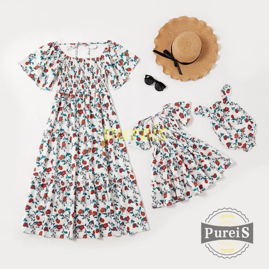 親子ワンピース ママワンピース 女の子ワンピース 花柄ワンピース 親子お揃い 姉妹お揃い ベビー カバーオール 母の日ギフト 記念撮影 大きいサイズ 夏 半袖 Jiangs0112 Ycqzz110 プレイスストア 通販 Yahoo ショッピング