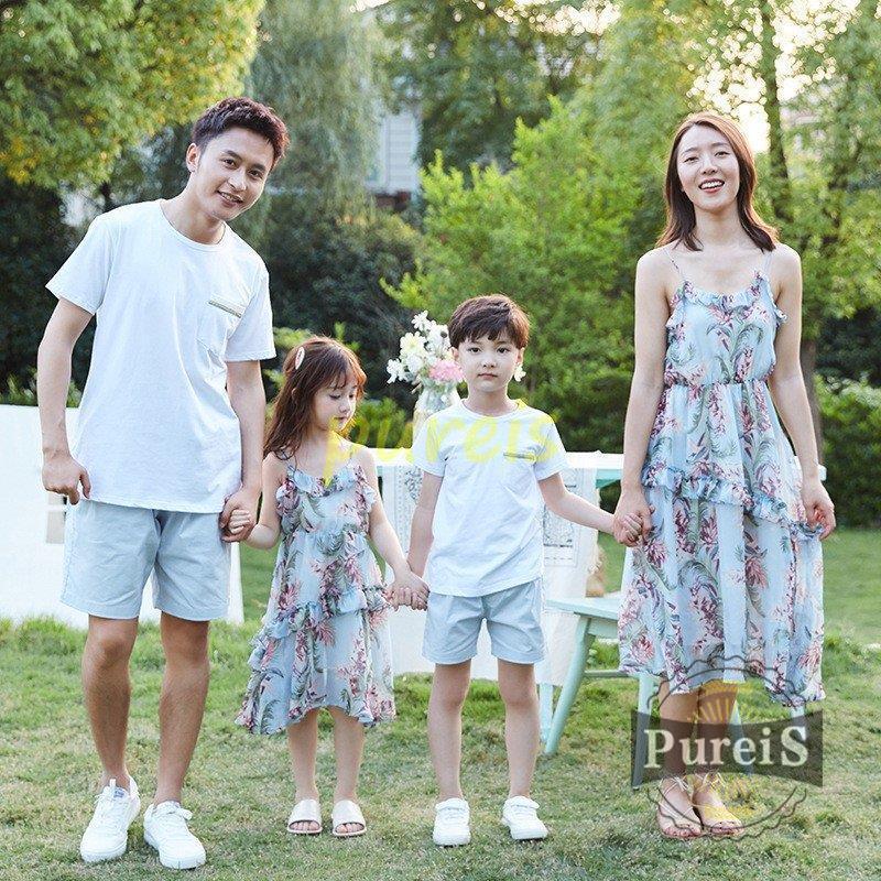 大人 子供用 韓国 親子ペアルック ベビー ビーチ 花柄ワンピース 2点上下セット ハワイアン 海旅行 リゾート 夏 ファミリー服 親子お揃い服 親子服 Jiangs0112 Ycqzz305 プレイスストア 通販 Yahoo ショッピング